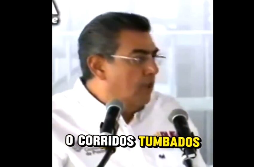  Gobernador de Puebla Pide a Padres de Familia Evitar que Jóvenes Escuchen Corridos Tumbados