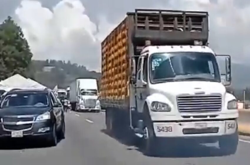  Después de 48 horas de bloqueo, la autopista México-Puebla se reabre de manera intermitente. Manifestantes acceden a liberar la vía cada dos horas por 15 minutos