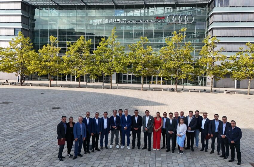  Reuniones en Audi y VW, concluyen gira por Alemania Sergio Salomón, Armenta y Chedraui