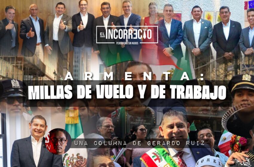  Armenta: Millas de vuelo y de trabajo