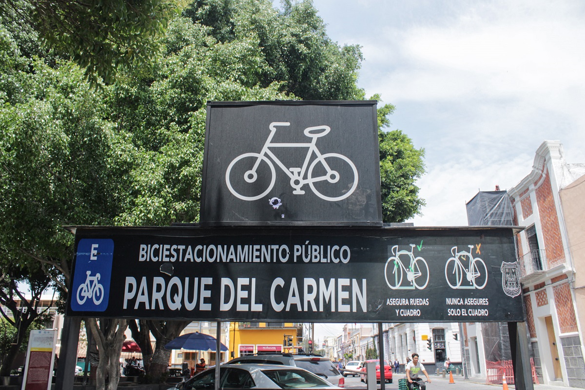 Así se ven los biciestacionamientos que se inauguraron hace tres años y costaron 7.8 mdp