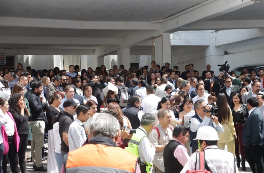  Congreso de Puebla se suma al Simulacro Nacional 2024