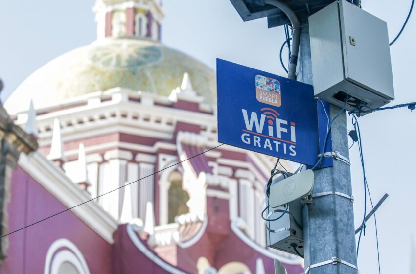  Entérate cuáles son las zonas que más utilizan el internet gratis en Puebla