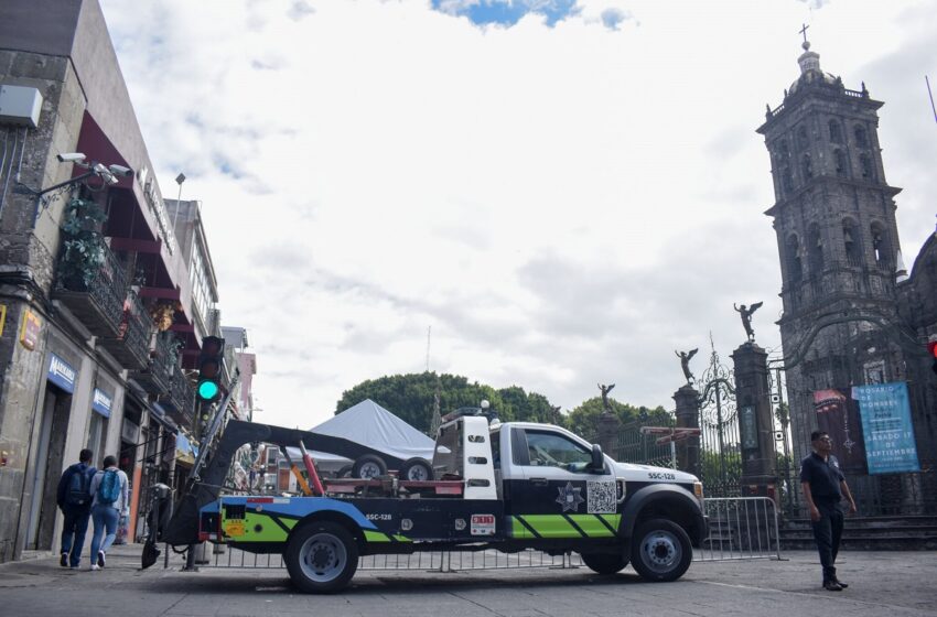  Estos son los cierres viales que habrá en el Centro Histórico de Puebla por fiestas patrias
