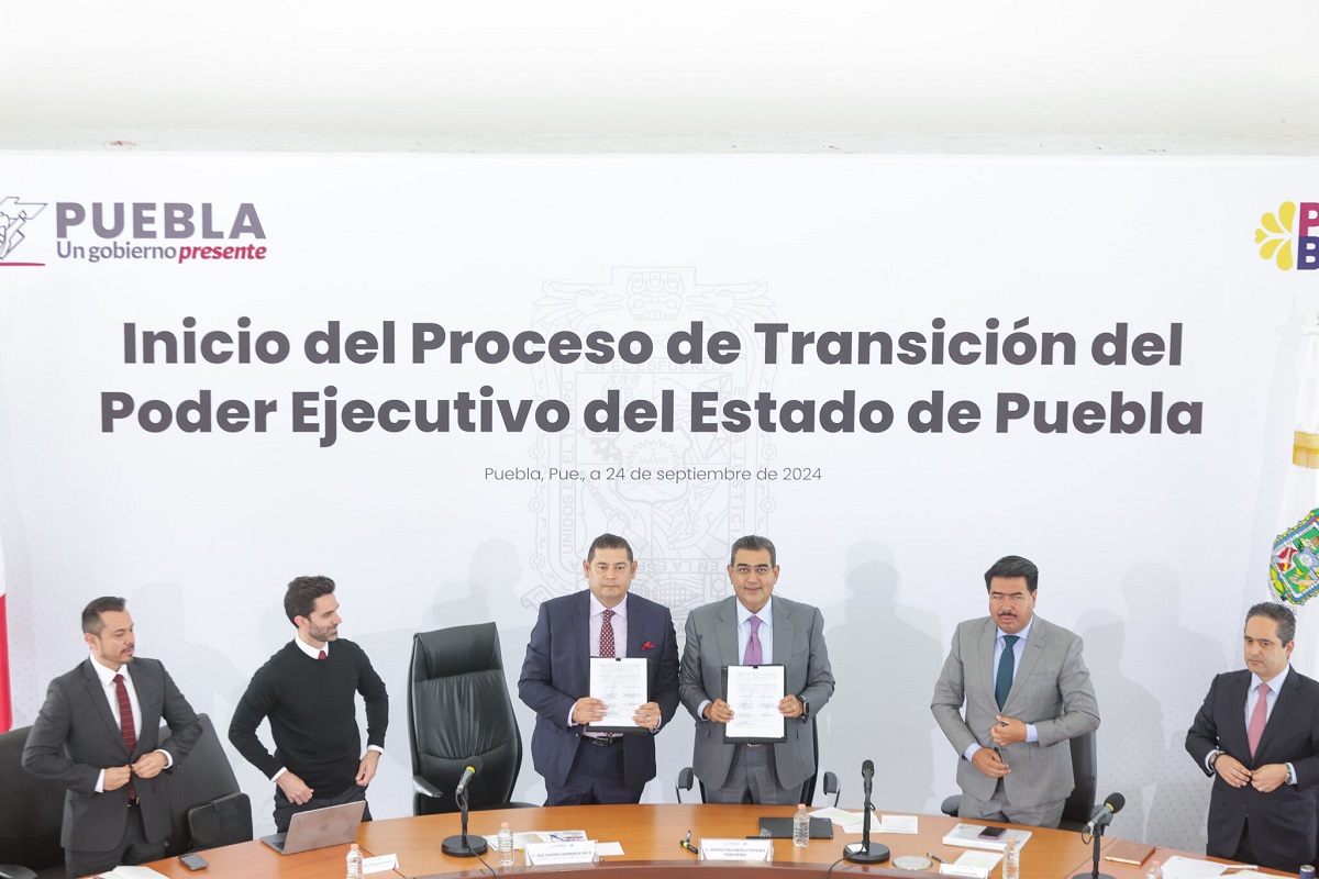 Inicia proceso de transición entre Sergio Salomón y Armenta; no tendrá costo