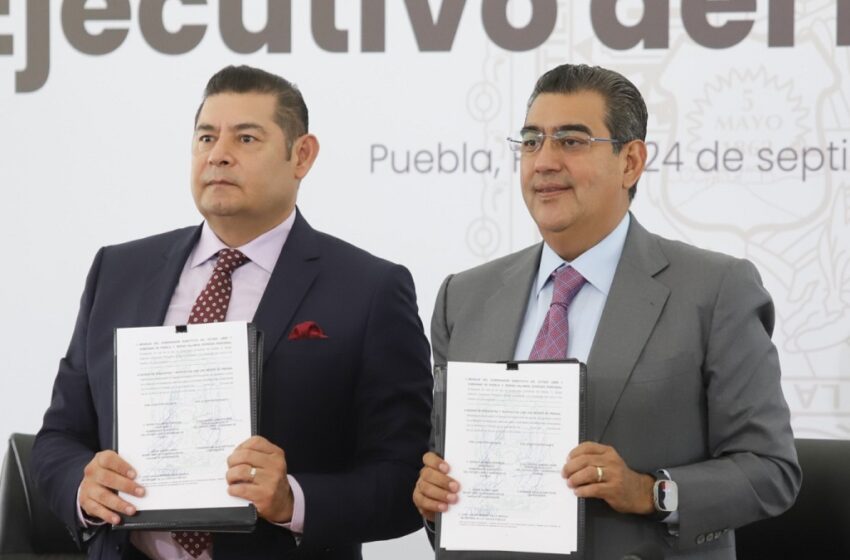  Inician Sergio Salomón y Alejandro Armenta proceso de transición del poder ejecutivo