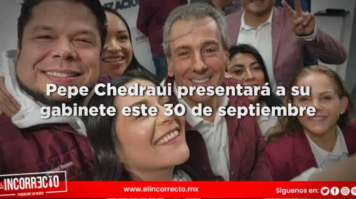 Pepe Chedraui presentará a su gabinete este 30 de septiembre