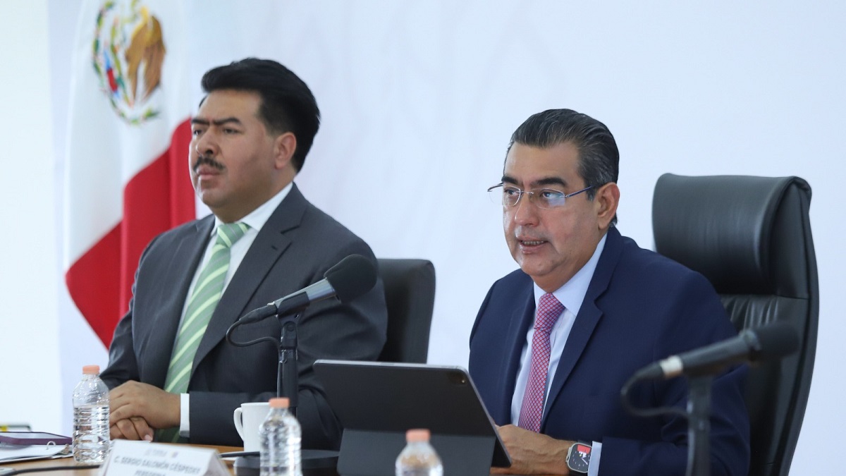 Puebla, un estado en unidad: Sergio Salomón