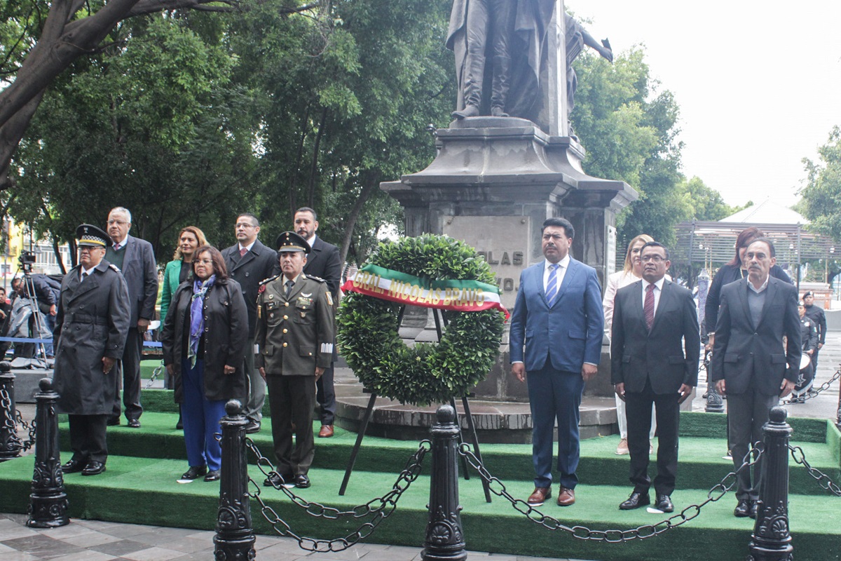 Reconocen los ideales y lucha de Nicolás Bravo en el 238 aniversario de su natalicio