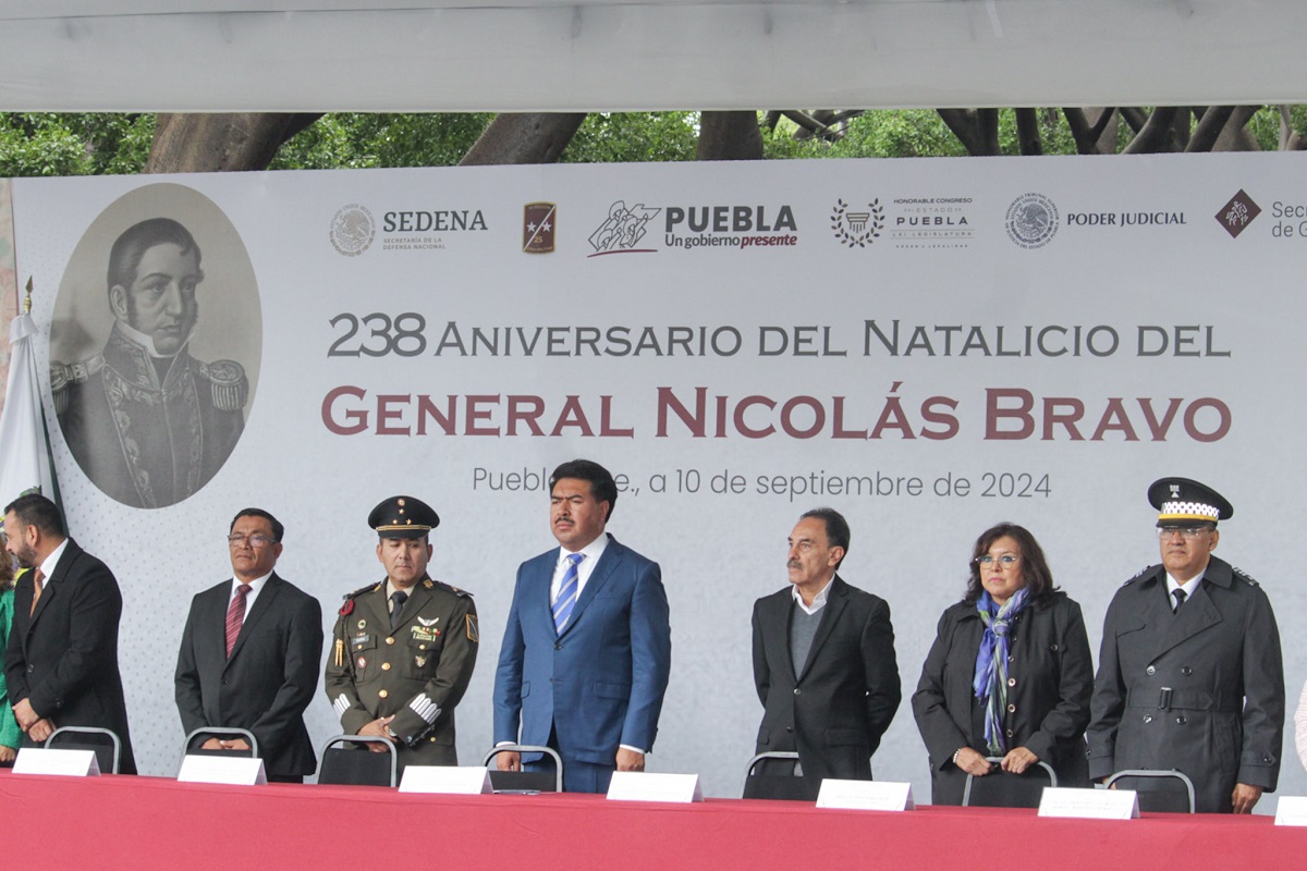 Reconocen los ideales y lucha de Nicolás Bravo en el 238 aniversario de su natalicio