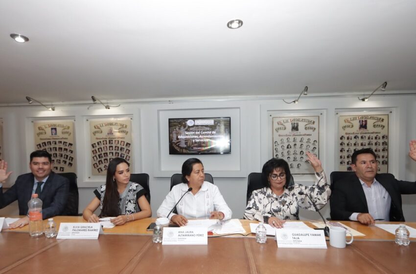  Se instala Comité de Adquisiciones, Arrendamientos y Servicios de la LXII Legislatura