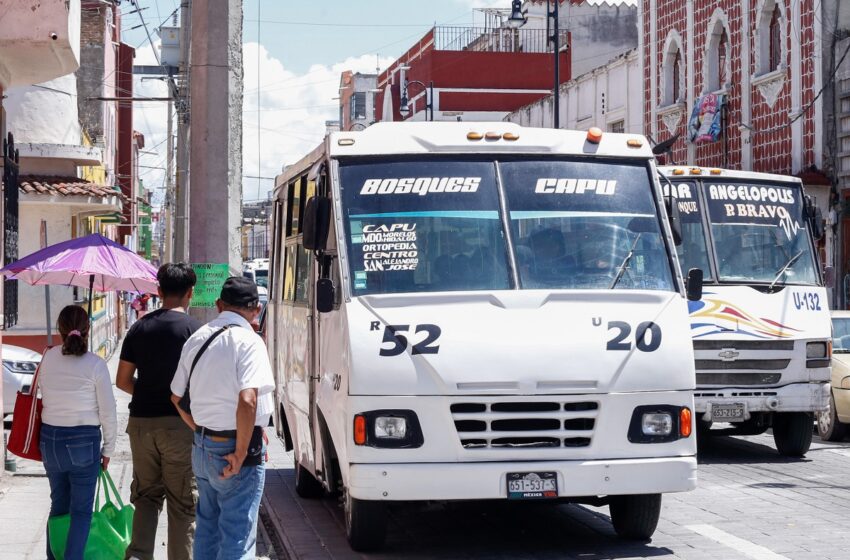  Unidades del transporte público en Puebla deben ser eléctricas en 2030; no descarta incremento al pasaje