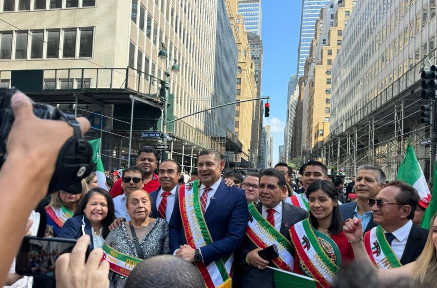  “Voy a ser el gobernador migrante”: promete Armenta en gira por New York