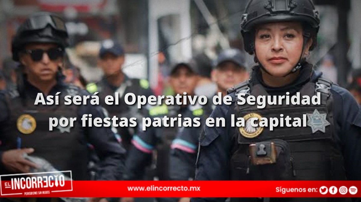 Así será el operativo de seguridad por fiestas patrias en la ciudad de Puebla