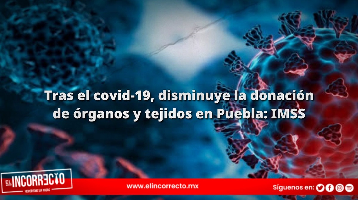 Tras el covid-19, disminuye la donación de órganos y tejidos en Puebla: IMSS