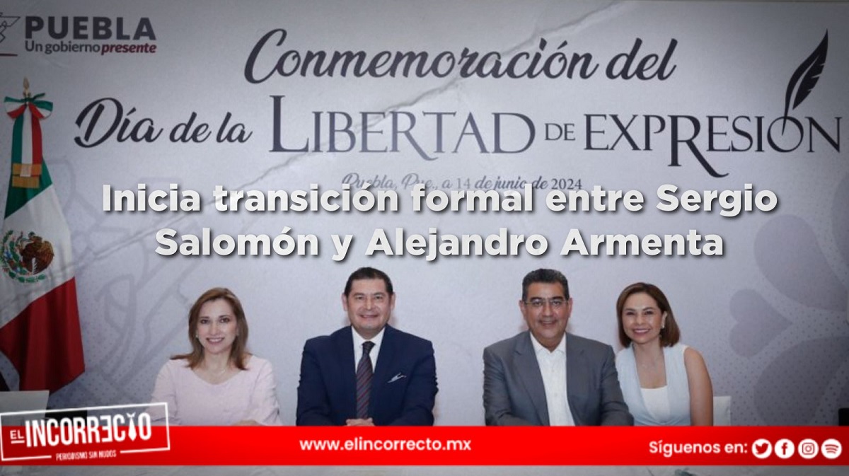 Inicia transición formal entre Sergio Salomón y Alejandro Armenta el 24 de septiembre