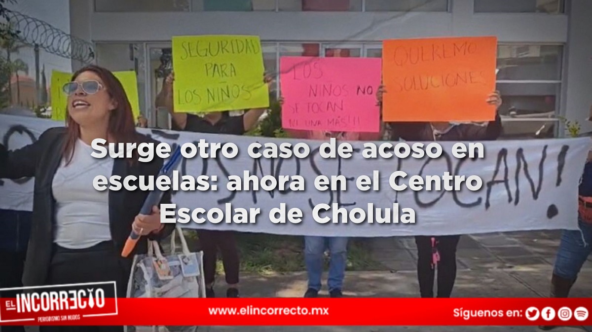 Surge otro caso de acoso en escuelas: ahora en el Centro Escolar de Cholula