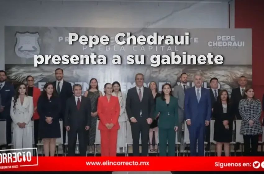  Pepe Chedraui presenta a su gabinete