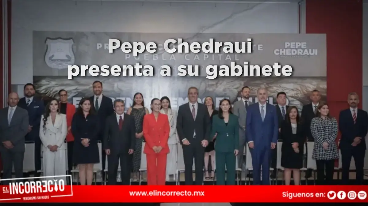 Pepe Chedraui presenta a su gabinete