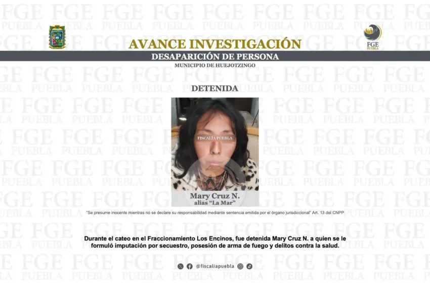  Fiscalía de Puebla rescata a cinco personas secuestradas y un cocodrilo en Huejotzingo