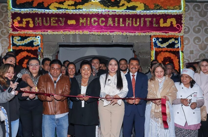  Inauguran en San Pedro Cholula el «Huey Miccailhuitl, la Gran Fiesta de los Muertos»