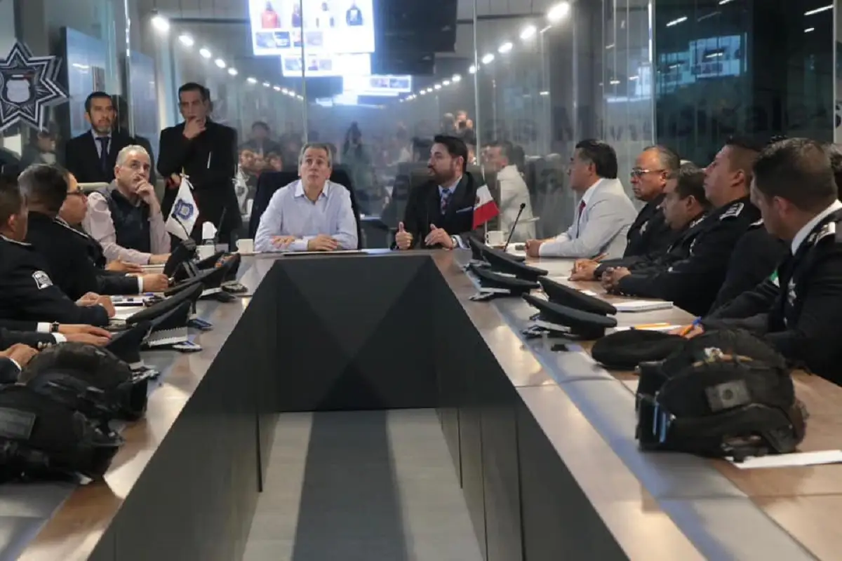 Pepe Chedraui encabeza reunión de seguridad con mandos policiales