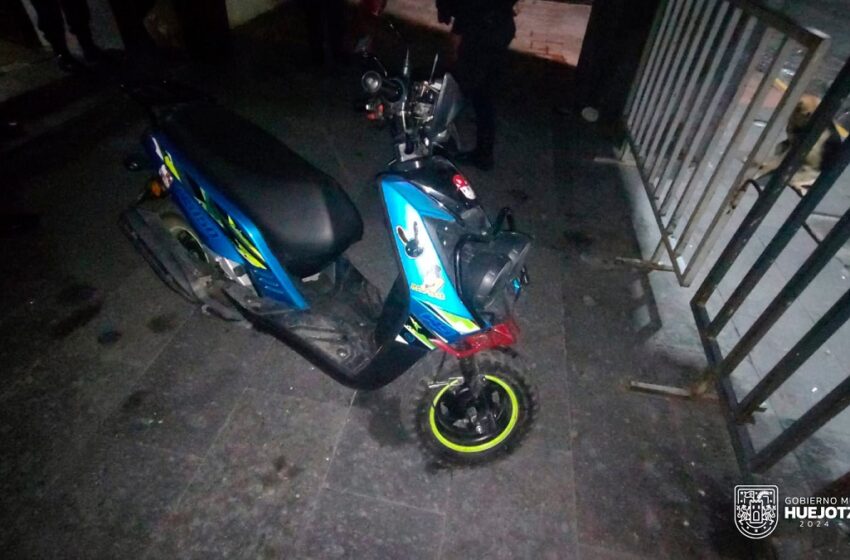  Policía municipal de Huejotzingo detiene a una persona por conducir vehículo con reporte de robo y amenazas peligrosas