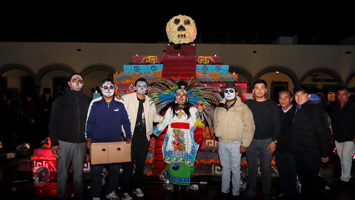 Realiza Gobierno de Cholula el "Desfile de las Almas Cholultecas"