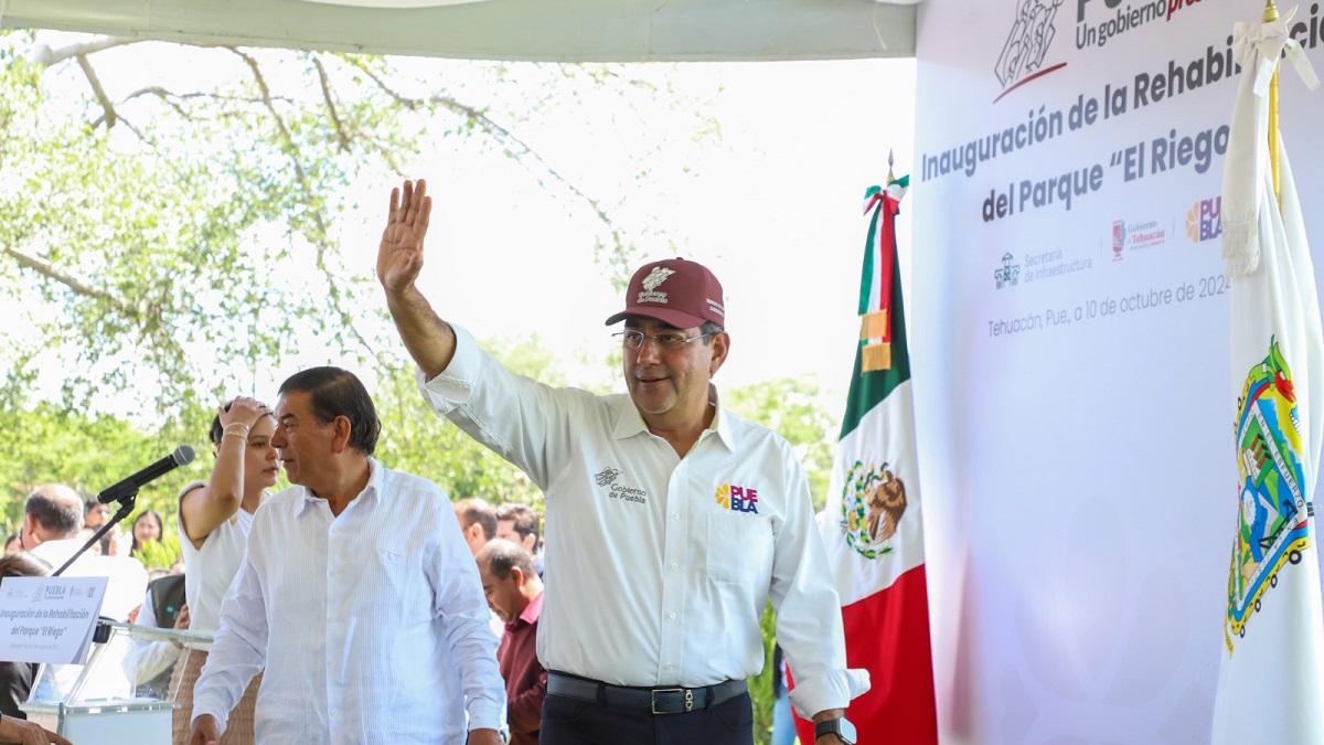 Rescata gobierno estatal parque “el riego” en Tehuacán para fortalecer tejido social