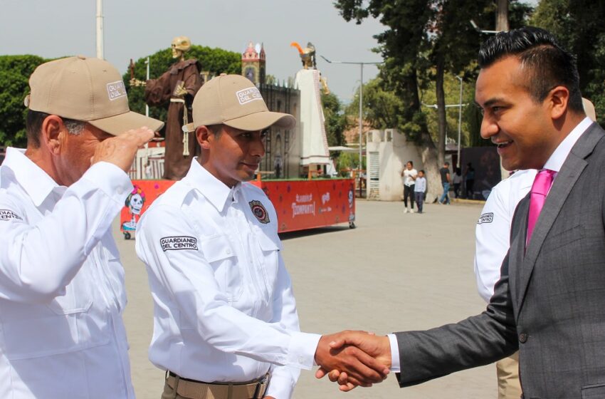  Roberto Solís refuerza la seguridad en Huejotzingo con los «guardianes del centro»