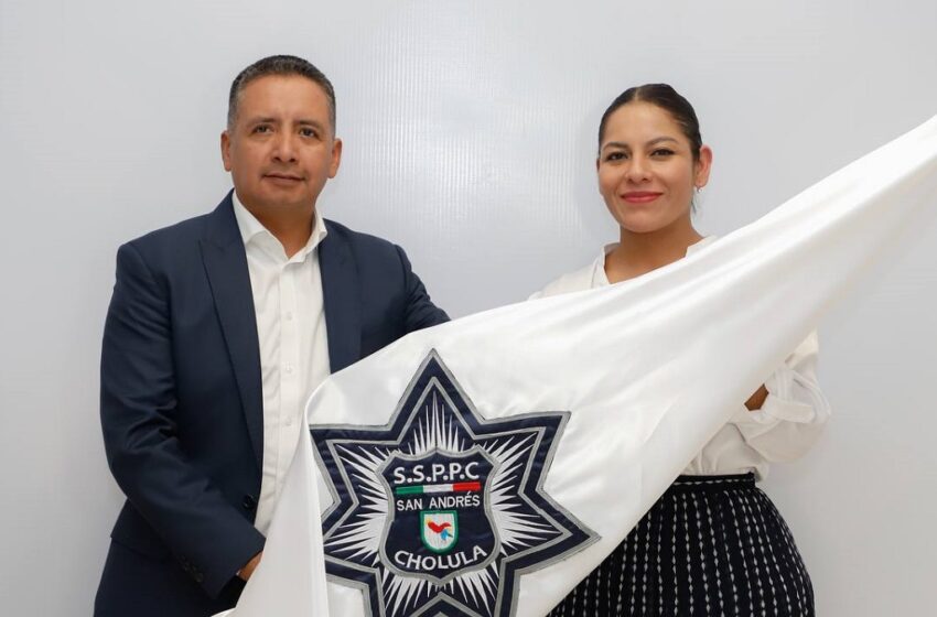  Se realiza cambio de mando en seguridad pública de San Andrés Cholula