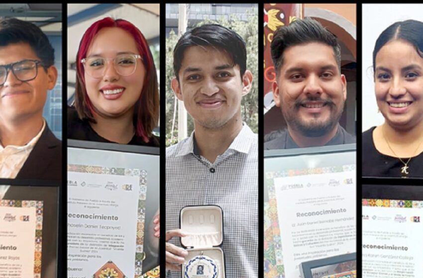  Universitarios BUAP reciben Premio Estatal de la Juventud “Vicente Suárez” 2024