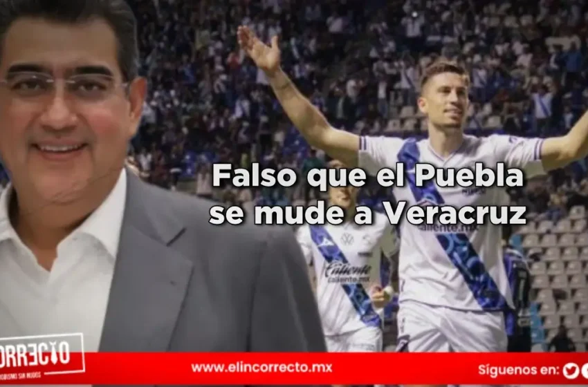  Falso que el Puebla se mude a Veracruz: Sergio Salomón