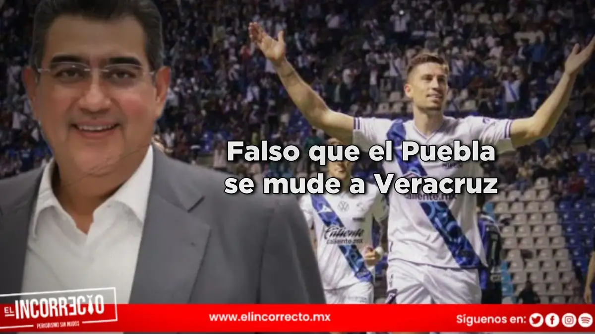 Falso que el Puebla se mude a Veracruz: Sergio Salomón