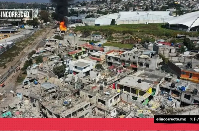  Comuna continuará con la construcción de viviendas para afectados por la explosión en Xochimehucan