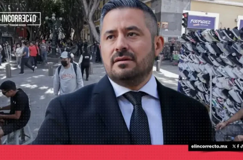  Adán Domínguez heredó 750 ambulantes en el Centro Histórico