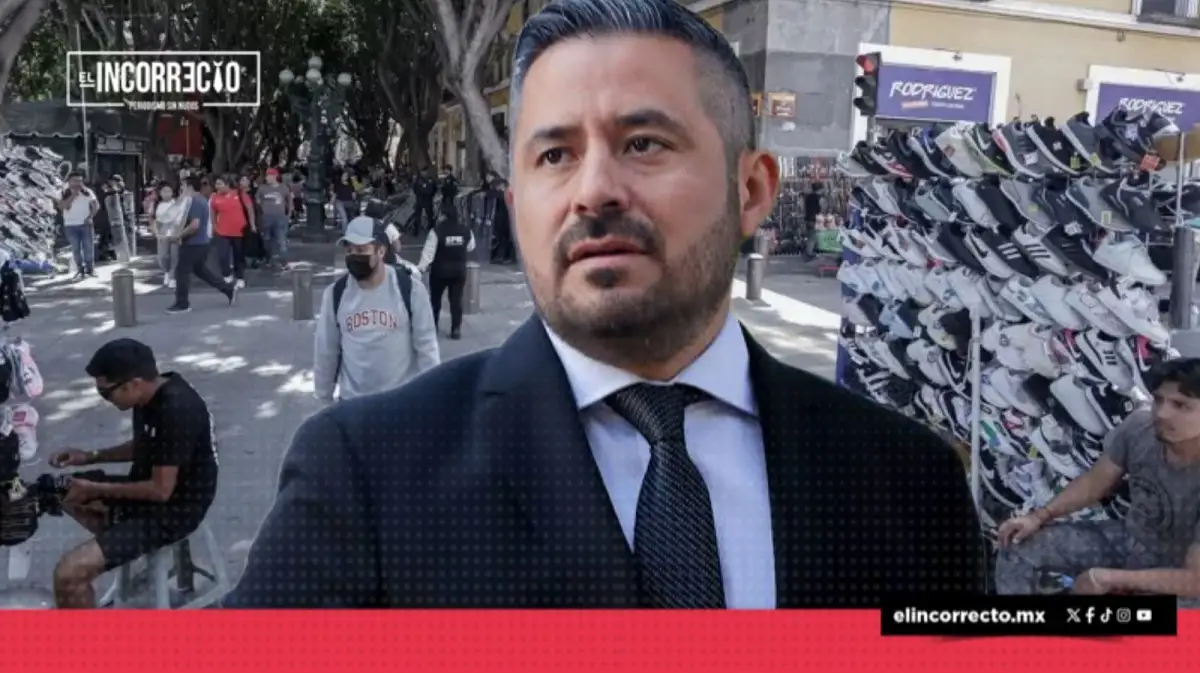 Adán Domínguez heredó 750 ambulantes en el Centro Histórico