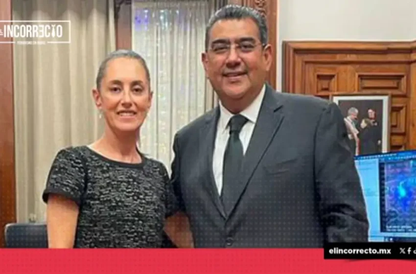  Sergio Salomón pide seguir la visión de Claudia Sheinbaum en renovación de Morena Puebla