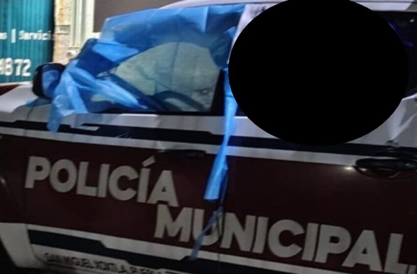  ¡Terrible! Asesinan a dos policías dentro de su patrulla en Xoxtla