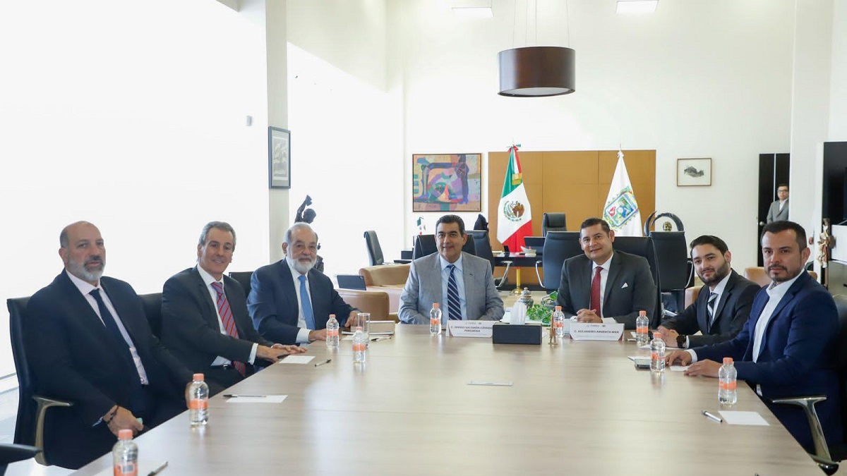En alianza con el empresario Carlos Slim, Puebla traza ruta de inversión y tecnología al servicio de Puebla: Armenta