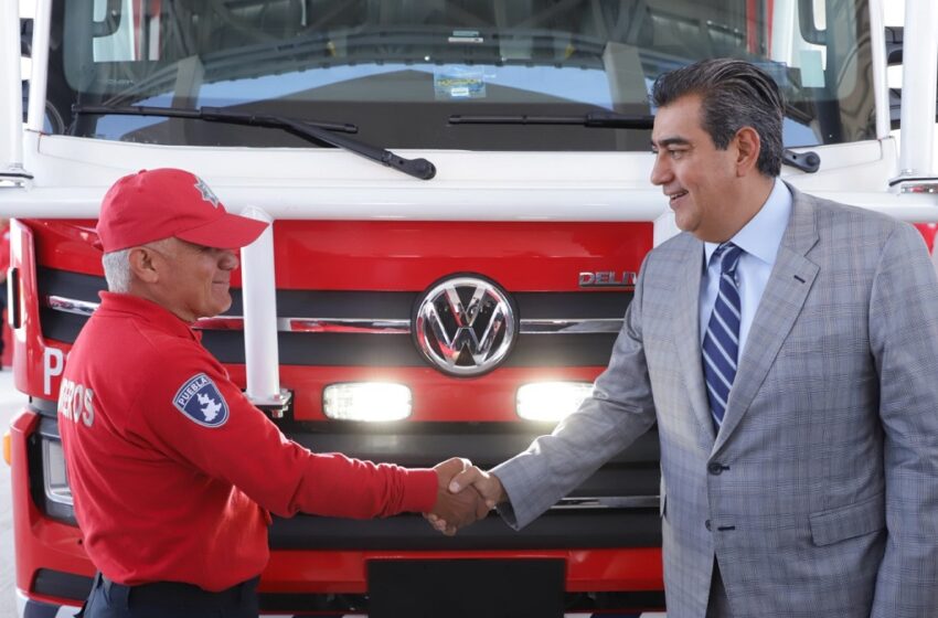  Fortalece gobierno estatal respuesta ante emergencias con nueva estación de bomberos en la capital poblana