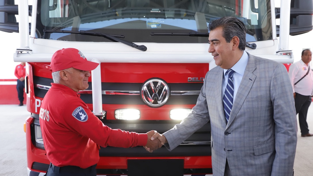 Fortalece gobierno estatal respuesta ante emergencias con nueva estación de bomberos en la capital poblana