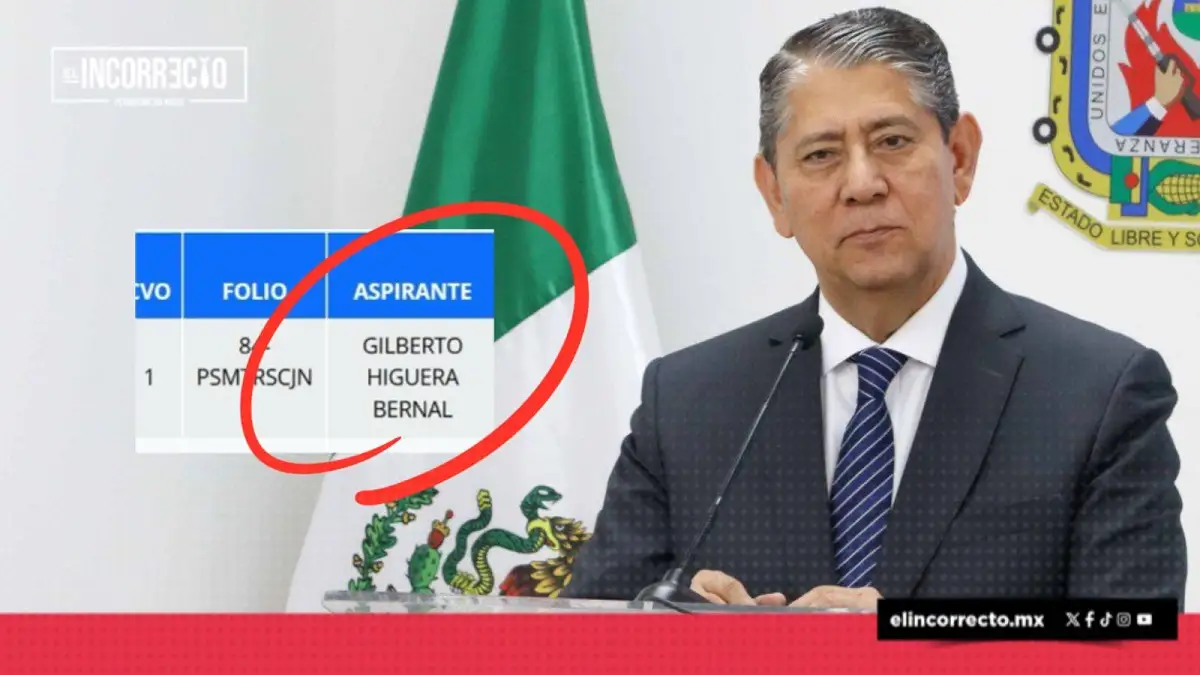 Gilberto Higuera se registra para ser ministro de la SCJN