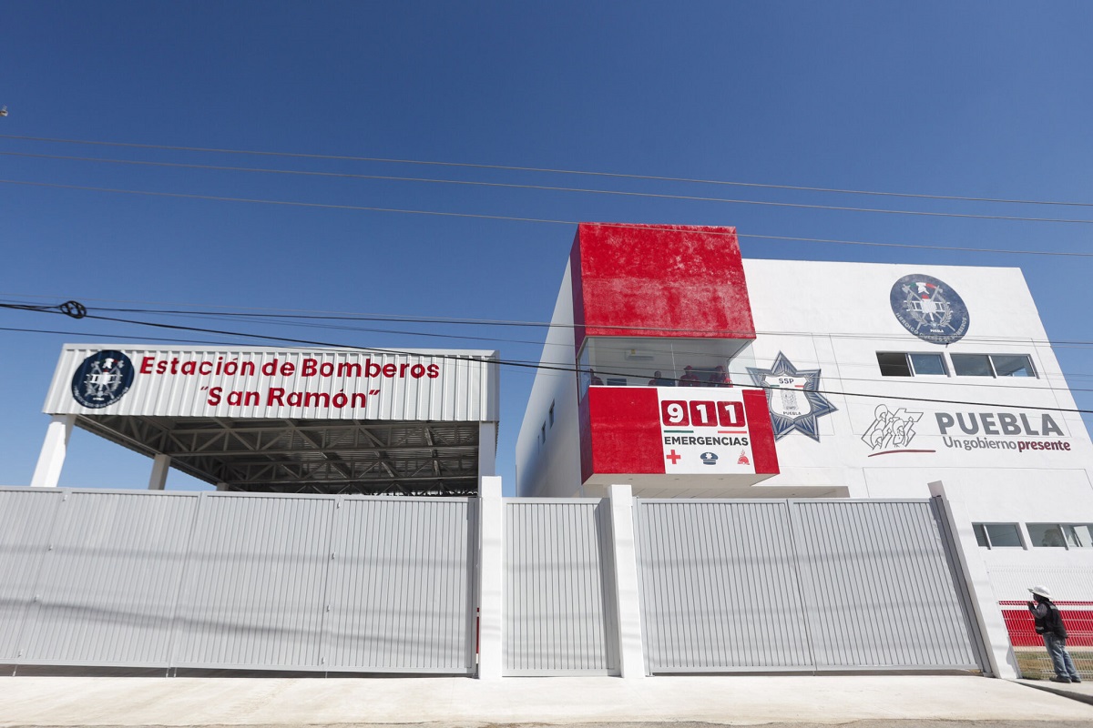 Inauguran estación de bomberos al sur de la capital con una Inversión de 41.9 mdp
