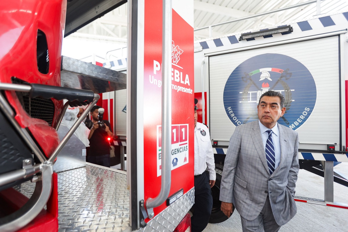 Inauguran estación de bomberos al sur de la capital con una Inversión de 41.9 mdp