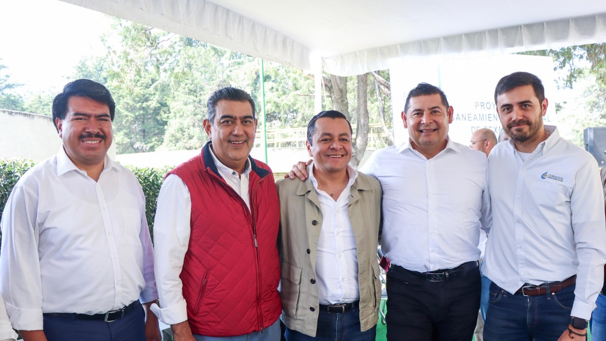 Inician Sergio Salomón y Alejandro Armenta proyecto que sentará bases para rescate del Atoyac