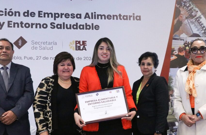  Otorga Salud “Certificación Empresa Alimentaria y Entorno Saludable” a 18 compañías del estado
