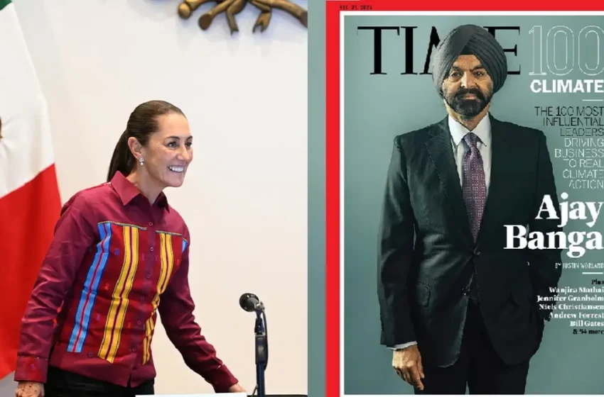 Revista Time incluye a Sheinbaum en el top 100 de líderes ambientales más influyentes