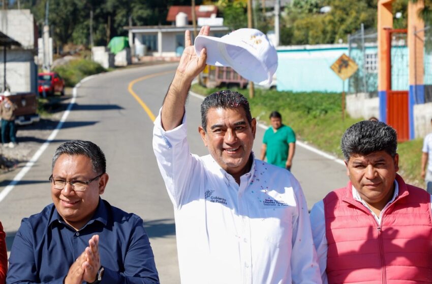  Sin distingo partidista o de región, gobierno de Sergio Salomón ejecuta obra en todo el estado