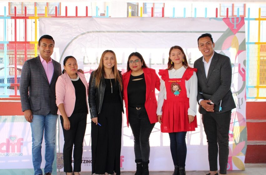  Sistema municipal DIF de Huejotzingo entrega reequipamiento para mejorar la educación infantil